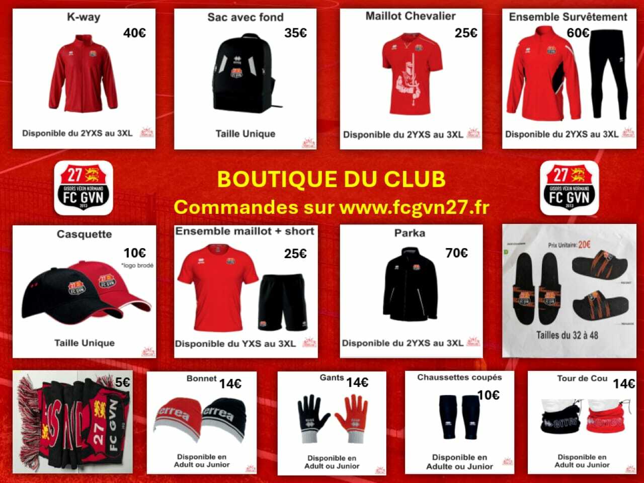 BOUTIQUE DU CLUB