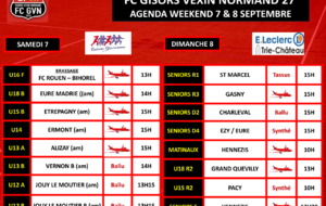 AGENDA DU WEEKEND