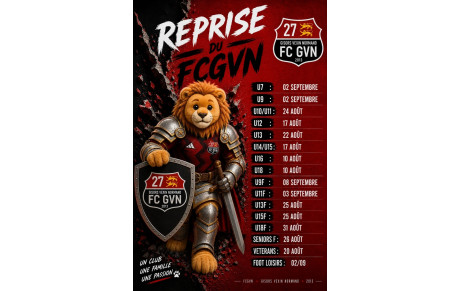 🚩 REPRISE DES ENTRAÎNEMENTS